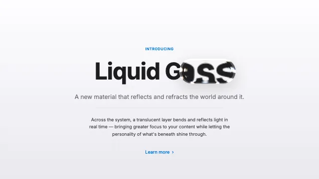 Liquid Glass